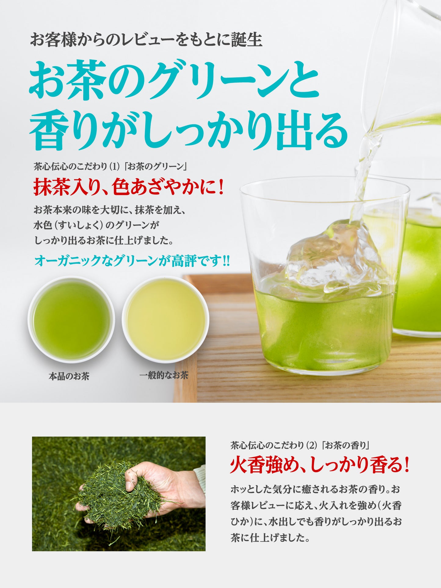 Organic green tea bags (cold brewed with matcha) 6g x 25 bags